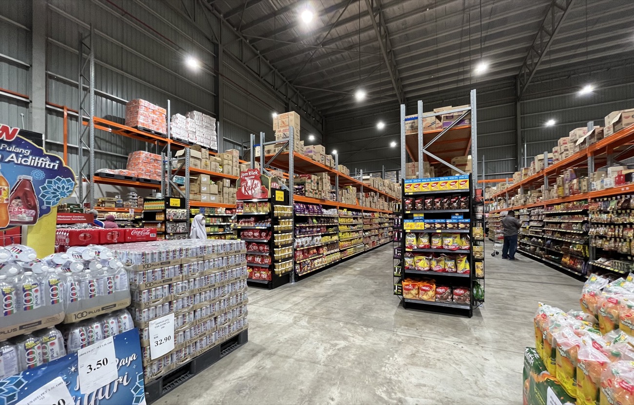 Inside the SC Wholesale store in Klang