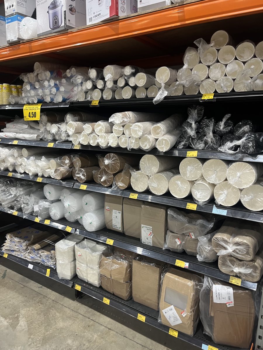 Paper cups, kraft lunch boxes and paper bowls wholesale Malaysia