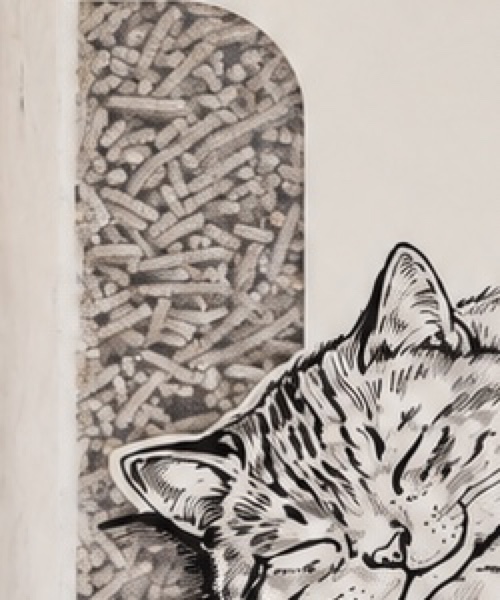Close-up of PurfectScience tofu litter pellets